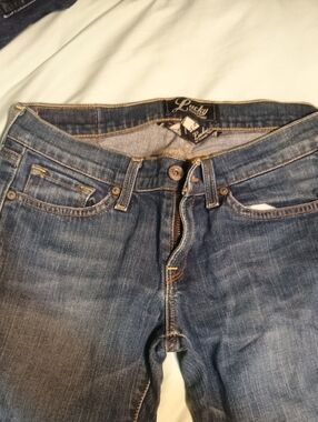 Lucky Brand Women's Bootcut  Dark Blue Washed Jeans